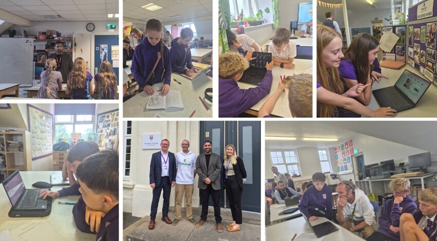 Gogglebox's Baasit Siddiqui Brings the Power of Reading to Kingsley School