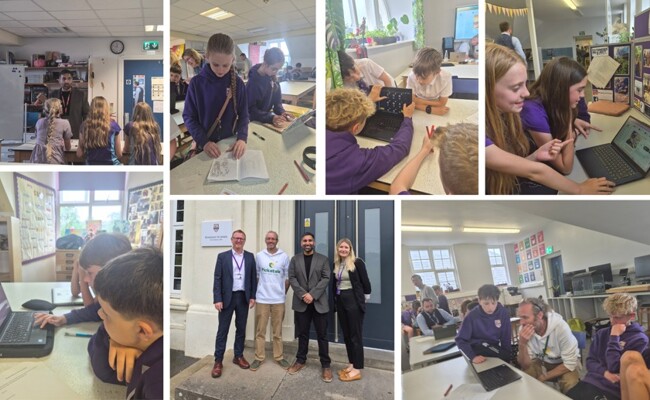Gogglebox's Baasit Siddiqui Brings the Power of Reading to Kingsley School